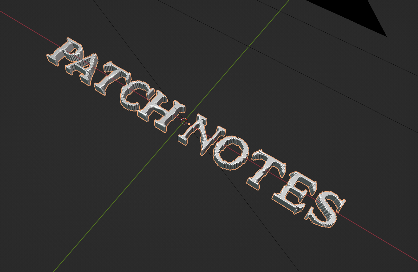 3D text saying 