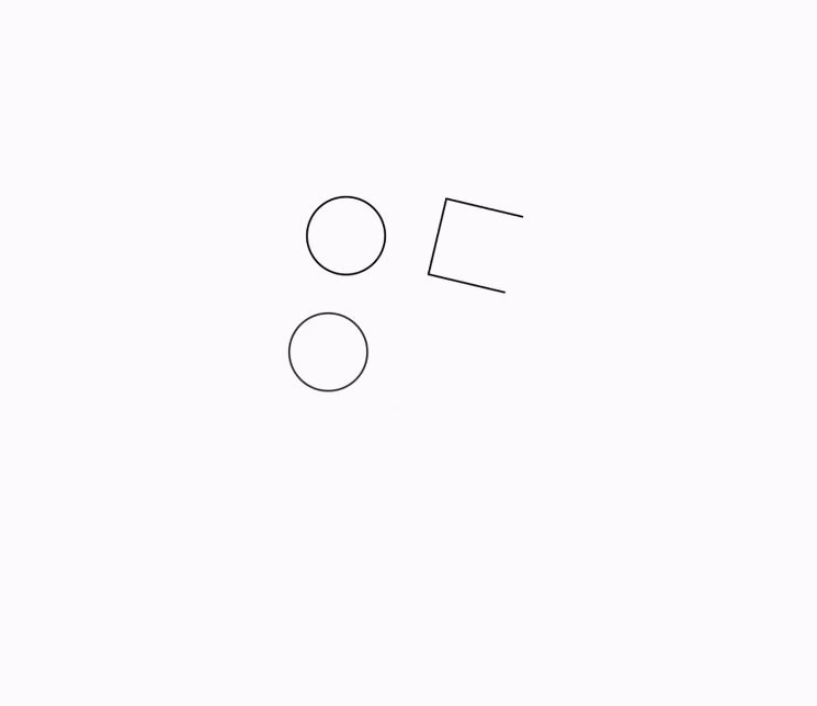 a gif showing an animation of letters typing out the title of the music video.
